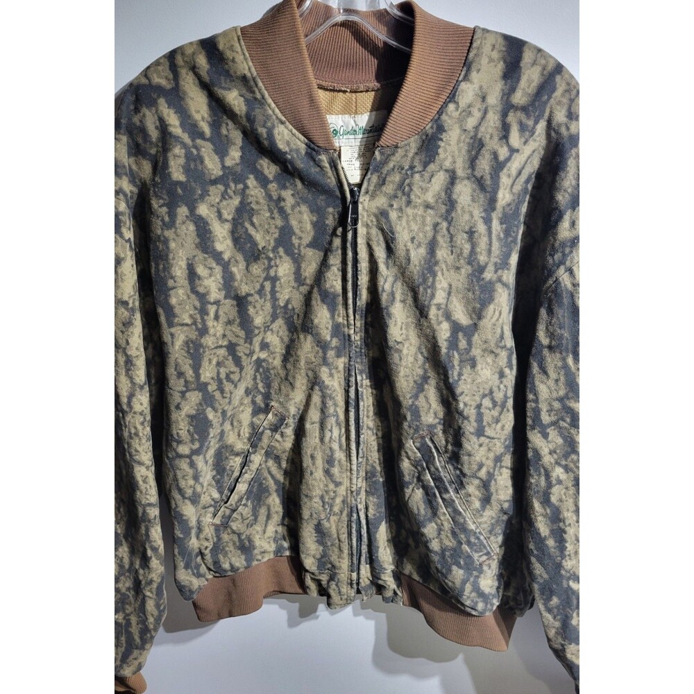 Vintage 90s Gander Mountain Timber Ghost Full Zip Camo Jacket Size LT USA